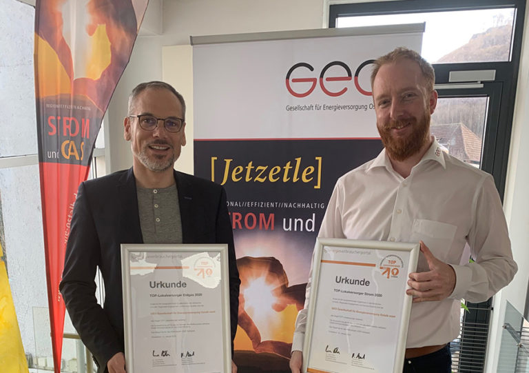 Aktuelles: Top Lokalversorger – GEO Energie Ostalb